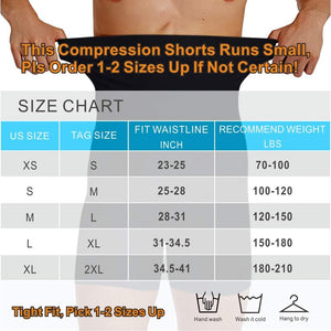 KOCLES Men Tummy Control Shorts High Waist Slimming Body Shaper Compression Shapewear Belly Girdle Underwear Boxer Briefs