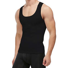 Load image into Gallery viewer, KOCLES Mens Slimming Body Shaper Compression Tank Top Vest Shirt Abs Shapewear