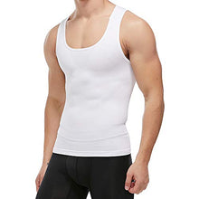 Load image into Gallery viewer, KOCLES Mens Slimming Body Shaper Compression Tank Top Vest Shirt Abs Shapewear