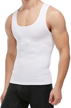 Load image into Gallery viewer, KOCLES Mens Slimming Body Shaper Compression Tank Top Vest Shirt Abs Shapewear