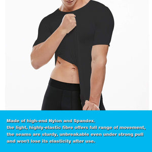 Men's Compression Shirt Undershirt Slimming Tank Top Workout Vest Abs Abdomen Slim Body Shaper